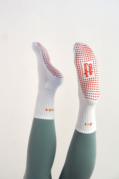 Just Breathe Pilates Grip Socks